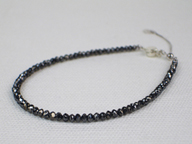 K18WGブラックダイヤモンドブレスレット(10.00ct)